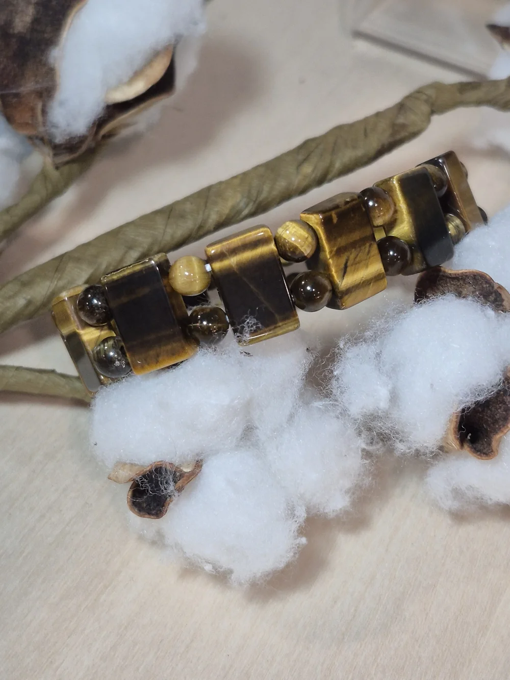 🤎🤎NEW🤎🤎 PRETTY!! Natural Stone TIGERS EYE Stretch Bracelet